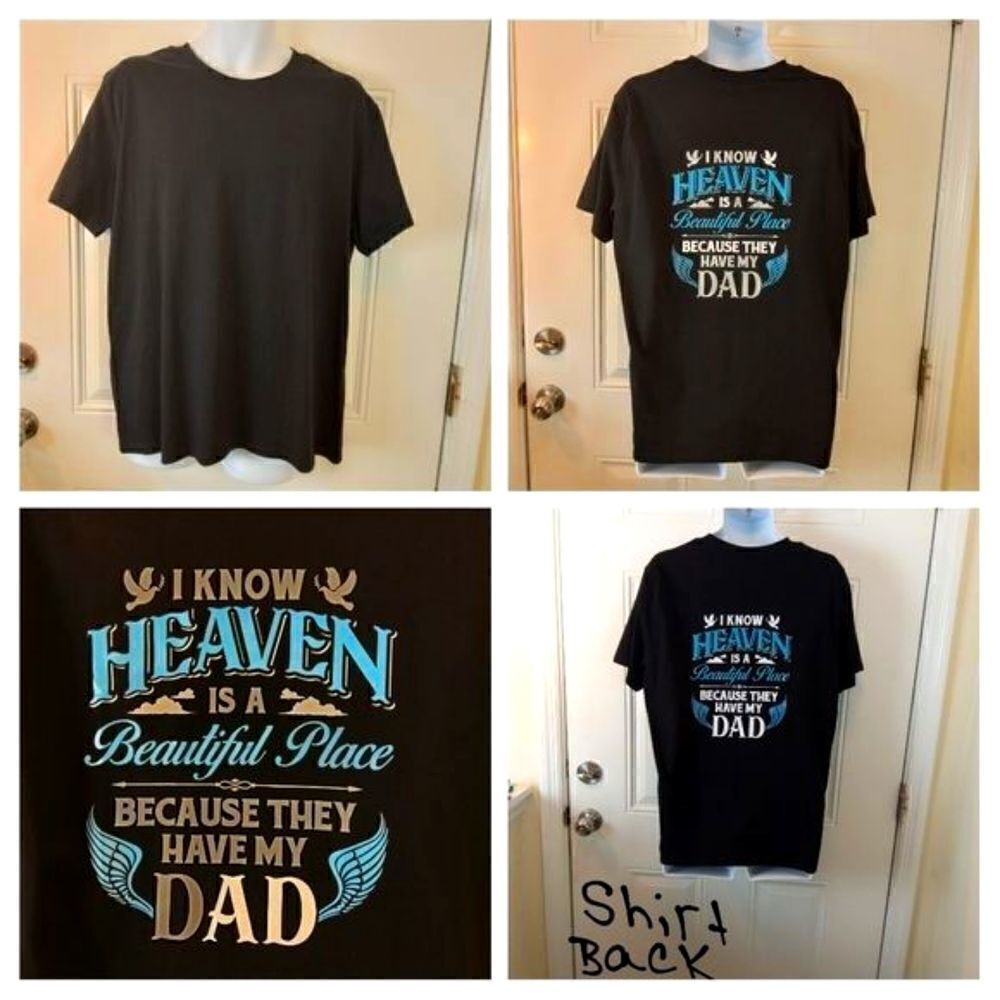 Black short sleeve solid front graphic back t-shirt